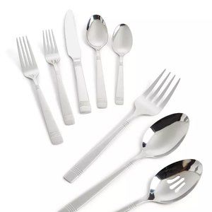 THE CELLAR Linear 23-Pc. Flatware Set - Service for 4